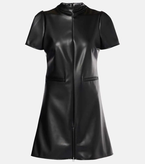 Courrèges Faux leather minidress