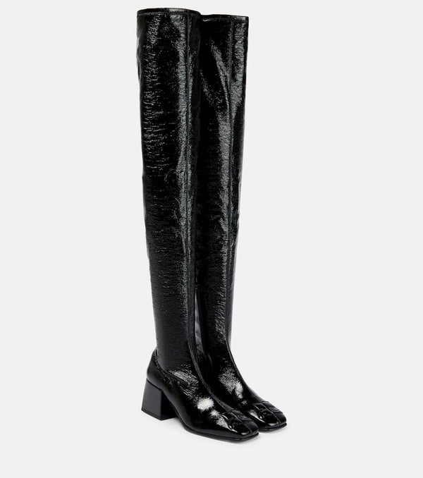 Courrèges Vinyle over-the-knee boots