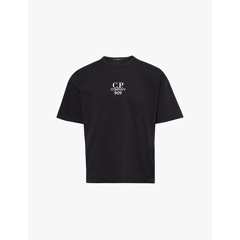 Mens Cp Company Excl 909 logo-embroidered cotton T-shirt