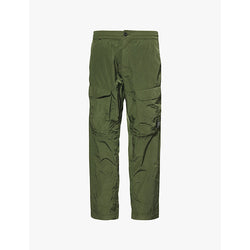 Mens Cp Company Logo-embellished patch-pocket shell trousers