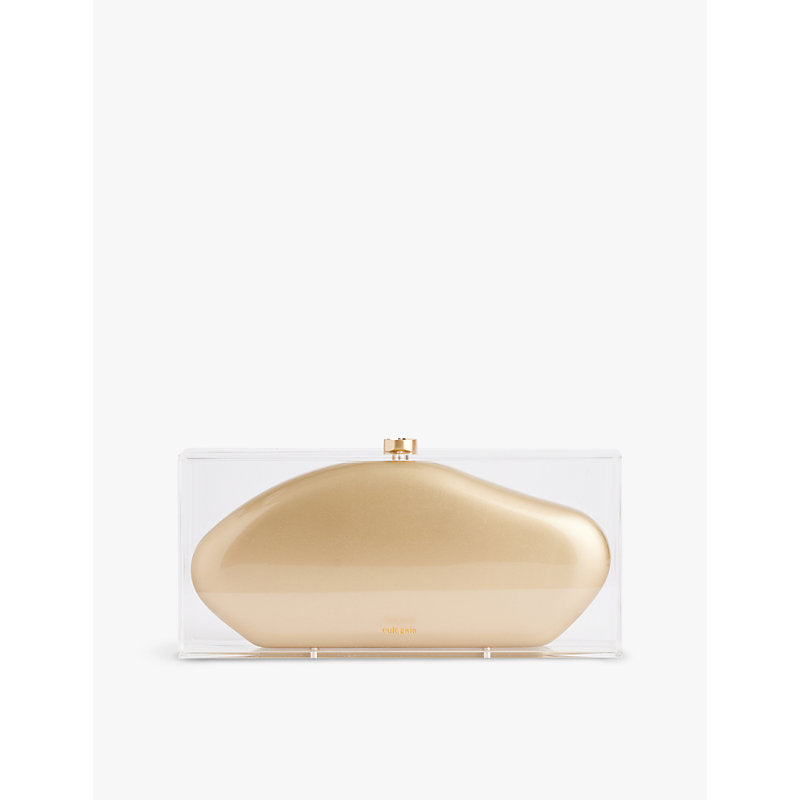 Cult Gaia Annika structured acrylic clutch | LYBSTORE