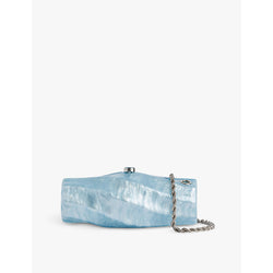 Cult Gaia Juliet marbled acrylic shoulder bag