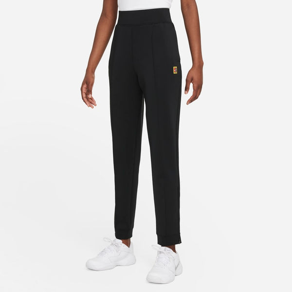 Pants tejidos de tenis para mujer NikeCourt Dri-FIT - Negro