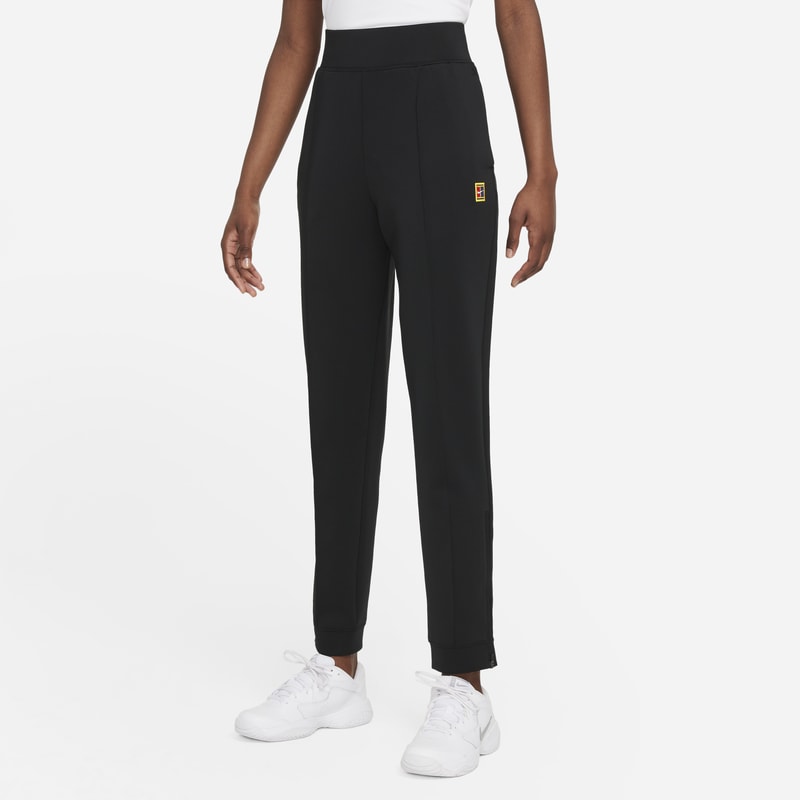 Pants tejidos de tenis para mujer NikeCourt Dri-FIT - Negro