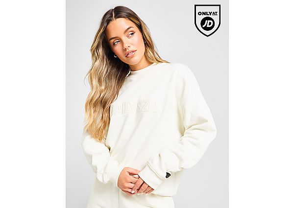 DAILYSZN Crew Sweatshirt White