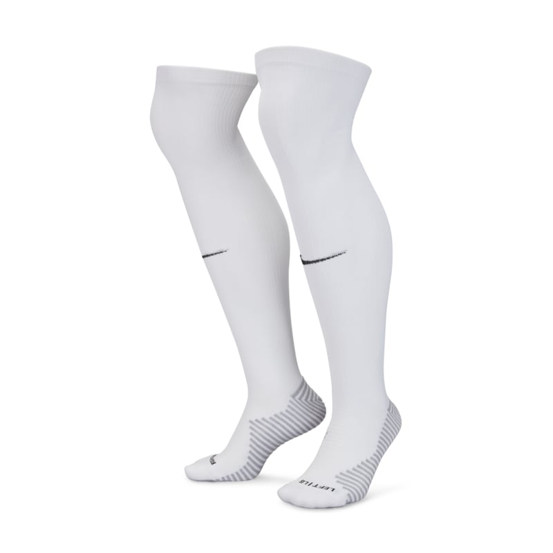 Calcetines de fútbol hasta la rodilla Nike Dri-FIT Strike - Blanco