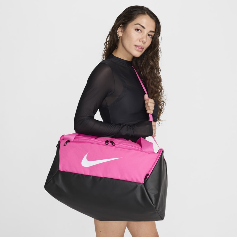 Maleta de entrenamiento (pequeña, 41 L) Nike Brasilia Rosa