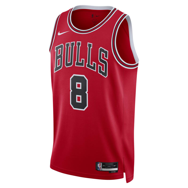 Jersey Nike Dri-FIT de la NBA Swingman para hombre Chicago Bulls Icon Edition 2022/23 - Rojo