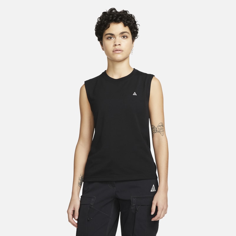 Camiseta de tirantes para mujer Nike ACG Dri-FIT ADV "Goat Rocks" - Negro - 50% materiales sostenibles