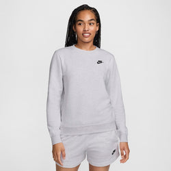 Sudadera con cuello redondo para mujer Nike Sportswear Club Fleece - Marrón