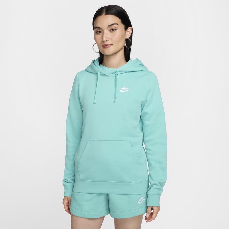 Sudadera con gorro sin cierre para mujer Nike Sportswear Club Fleece - Verde