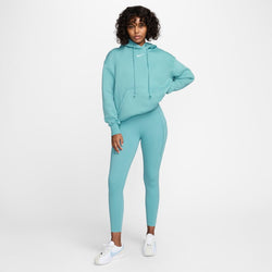 Leggings de 7/8 de tiro alto y sujeción media con bolsillos para mujer Nike Universa - Azul