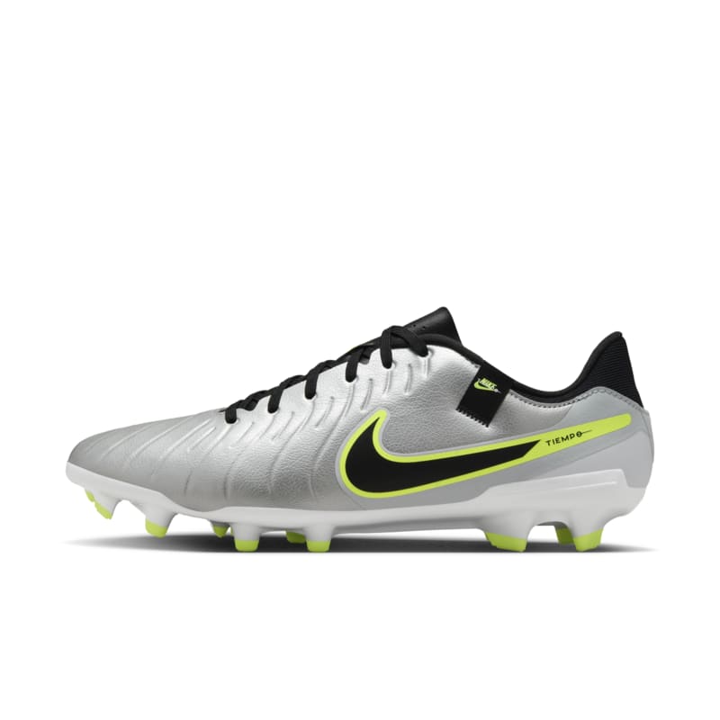 Tacos de fútbol de corte low para terrenos múltiples Nike Tiempo Legend 10 Academy - Gris