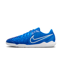 Tacos de fútbol de corte low para cancha cubierta Nike Tiempo Legend 10 Academy - Azul