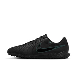 Tacos de fútbol de corte low para pasto sintético (turf) Nike Tiempo Legend 10 Academy - Negro