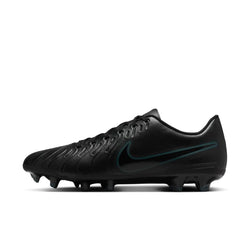 Tacos de fútbol de corte low para terrenos múltiples Nike Tiempo Legend 10 Club - Negro