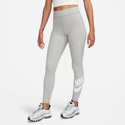 Leggings de cintura alta con gráficos para mujer Nike Sportswear Classics - Gris