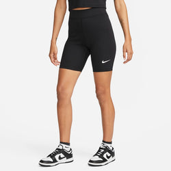 Shorts de ciclismo de tiro alto de 20 cm para mujer Nike Sportswear Classic - Negro