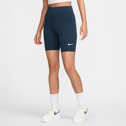 Shorts de ciclismo de tiro alto de 20 cm para mujer Nike Sportswear Classic - Azul