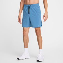 Shorts versátiles sin forro Dri-FIT de 18 cm para hombre Nike Unlimited - Azul