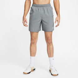 Shorts de correr Dri-FIT de 18 cm sin forro para hombre Nike Challenger - Gris