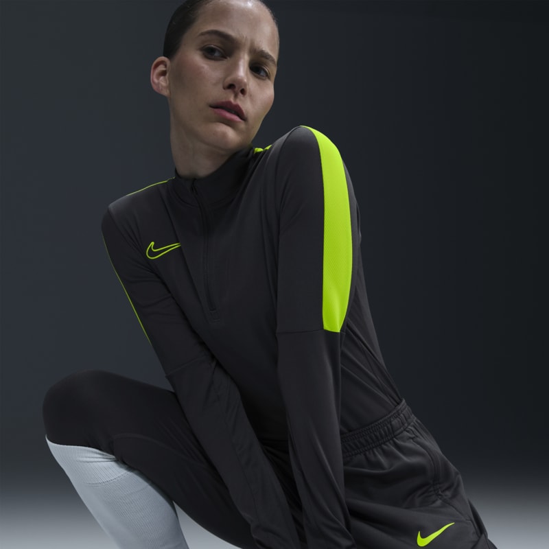 Sudadera de entrenamiento de fútbol para mujer Nike Dri-FIT Academy - Gris