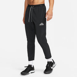 Pants de correr Dri-FIT para hombre Nike Trail Dawn Range - Negro