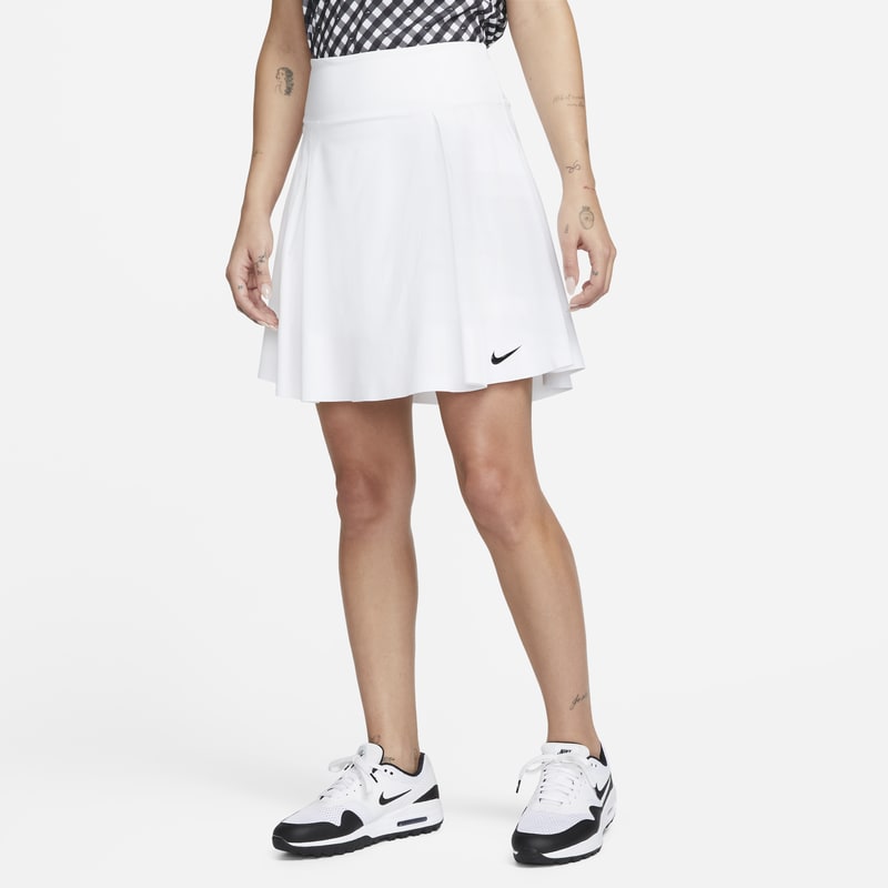 Falda de golf larga para mujer Nike Dri-FIT Advantage - Blanco