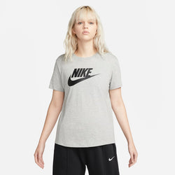 Playera con logotipo para mujer Nike Sportswear Essentials - Gris