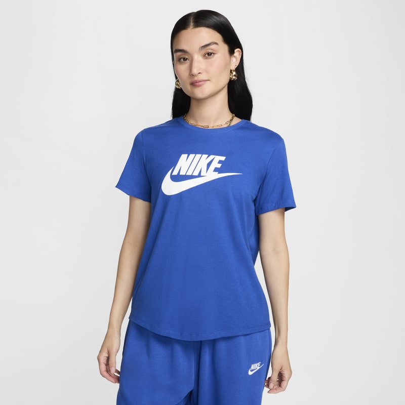 Playera con logotipo para mujer Nike Sportswear Essentials - Azul