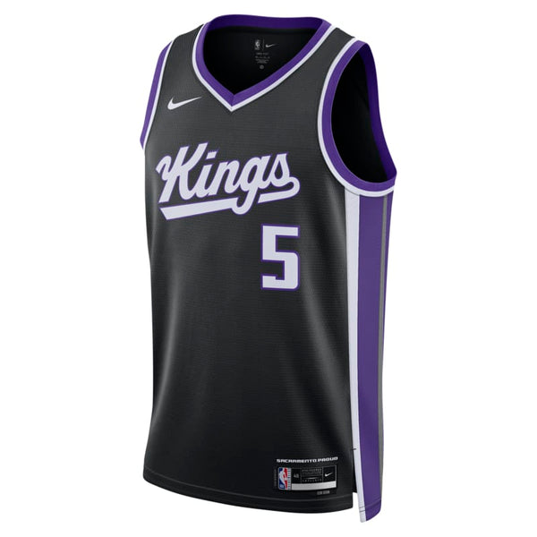 Jersey Nike Dri-FIT Swingman de la NBA De'Aaron Fox Sacramento Kings 2023/24 Icon Edition - Negro