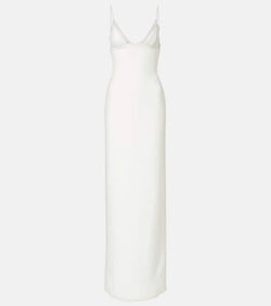 David Koma Bridal lace-trimmed gown | LYBSTORE