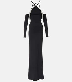 David Koma Crystal-embellished gown