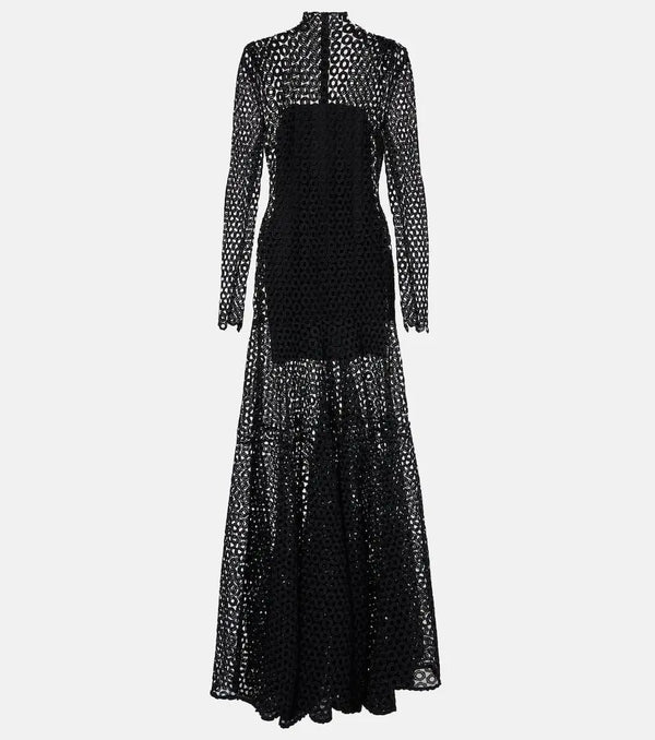 David Koma Macramé gown