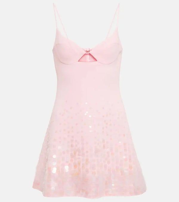 David Koma Sequined cady minidress | LYBSTORE