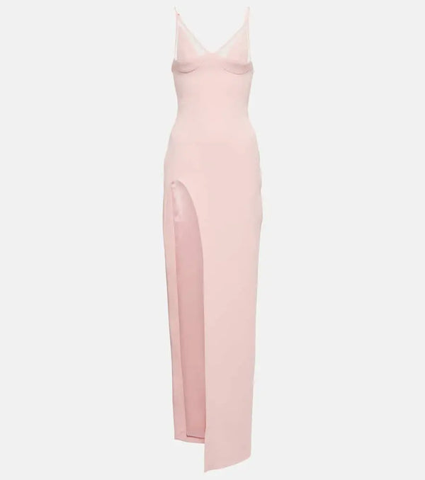 David Koma Side-slit maxi dress | LYBSTORE