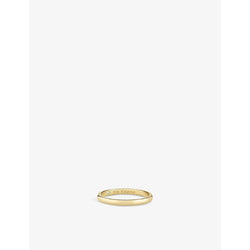 De Beers Jewellers DB Classic 18ct yellow-gold wedding band