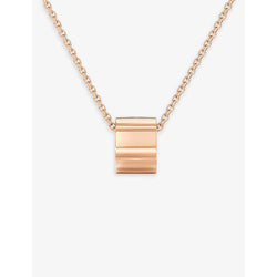 Mens De Beers Jewellers De Beers RVL 18ct rose-gold pendant necklace