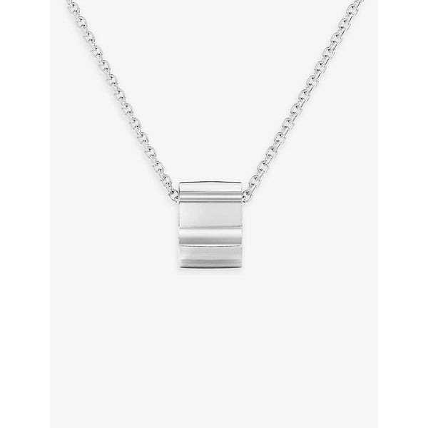 Mens De Beers Jewellers De Beers RVL 18ct white-gold pendant necklace