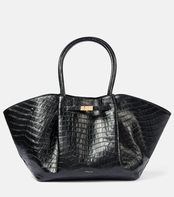 DeMellier Croc-effect leather tote bag | LYBSTORE