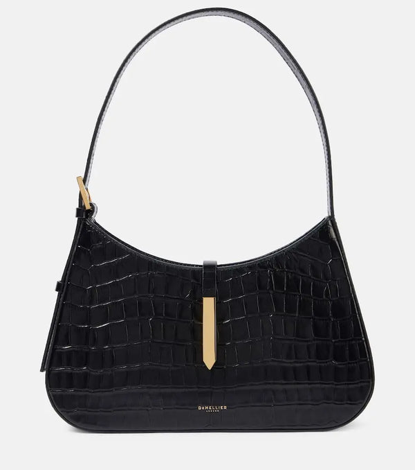 DeMellier Tokyo croc-effect leather shoulder bag | LYBSTORE