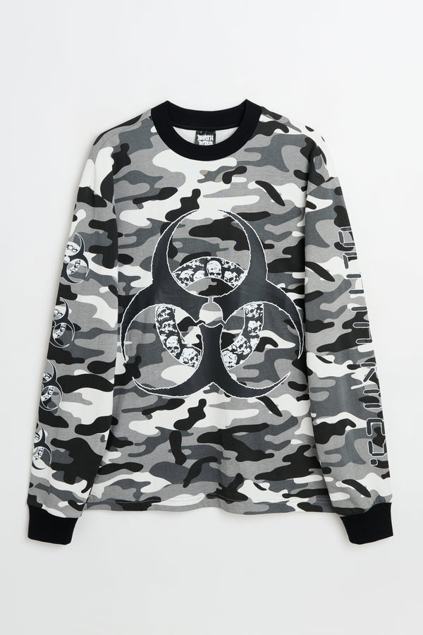 Death Rites Urban Discipline LS T-shirt Snow Camo