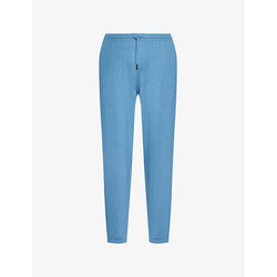 Derek Rose Basel tapered-leg relaxed-fit stretch-jersey pyjama trousers