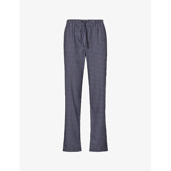 Derek Rose Braemar cotton-flannel pyjama bottoms