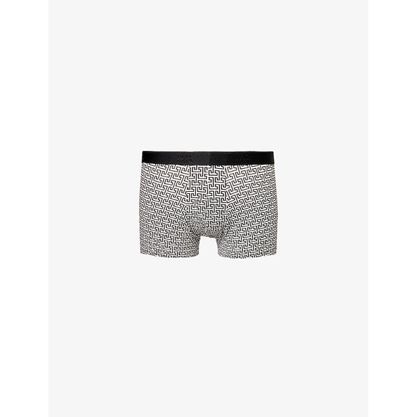  Derek Rose Geometric mid-rise stretch-cotton boxer briefs