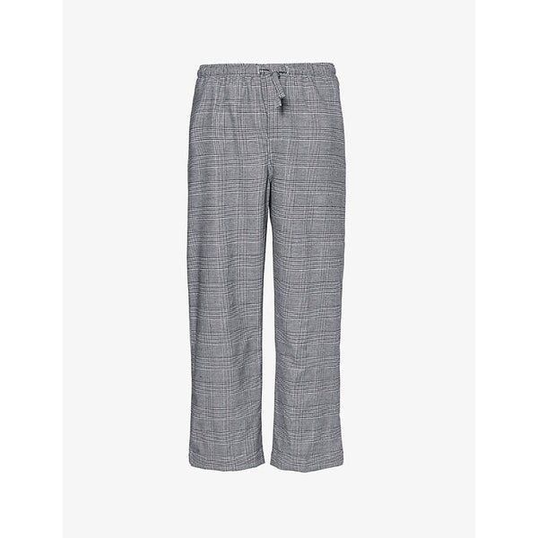 Mens Derek Rose Kelburn straight-leg relaxed-fit cotton pyjama trousers