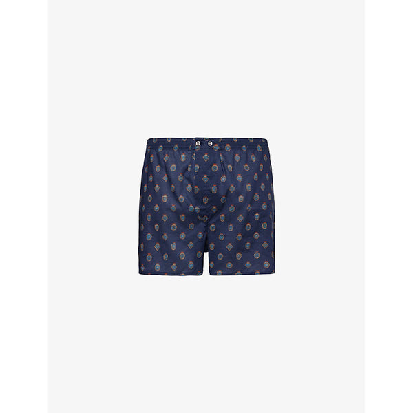 Mens Derek Rose Ledbury mid-rise cotton boxer shorts