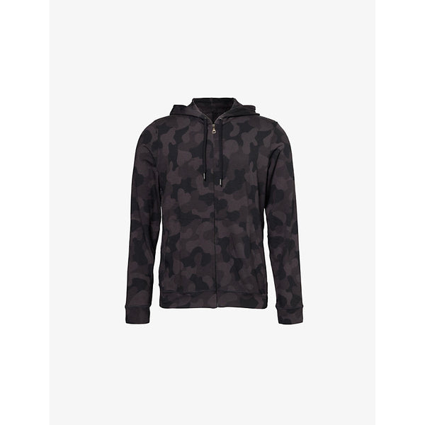 Derek Rose London Camouflage-Print Modal-Blend Hoody