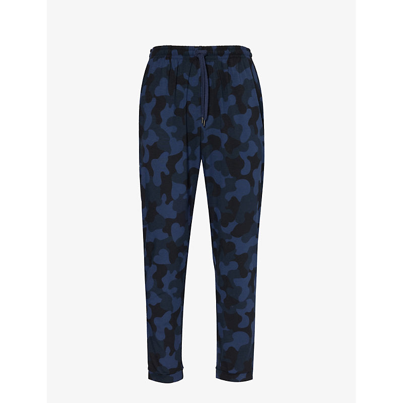 Mens Derek Rose London camouflage-print stretch-woven pyjama bottoms