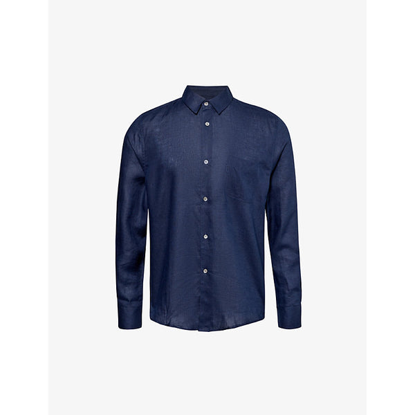 Mens Derek Rose Monaco regular-fit linen shirt